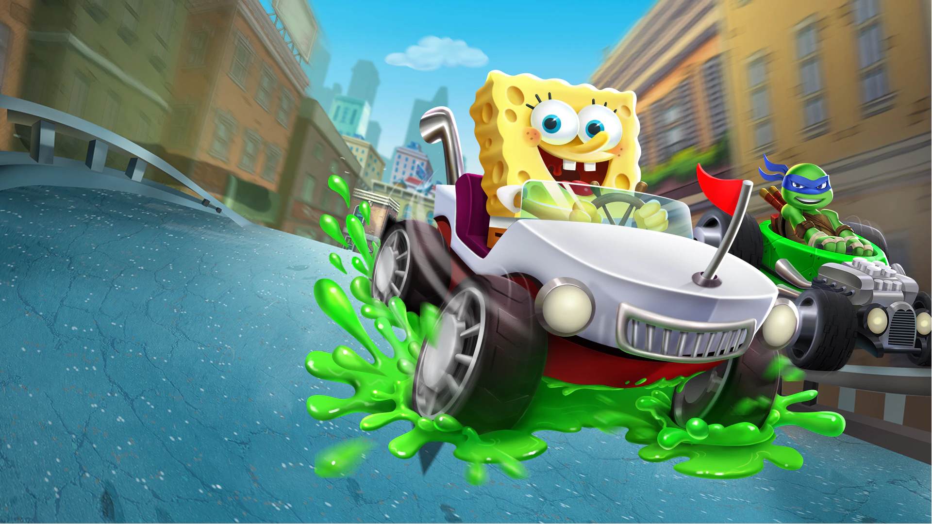 Nickelodeon Kart 3 Racer-Trailer: Rennstrecken-Trailer-Trailer