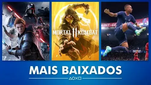 Sony revela os jogos mais baixados de junho de 2022 na PS Store