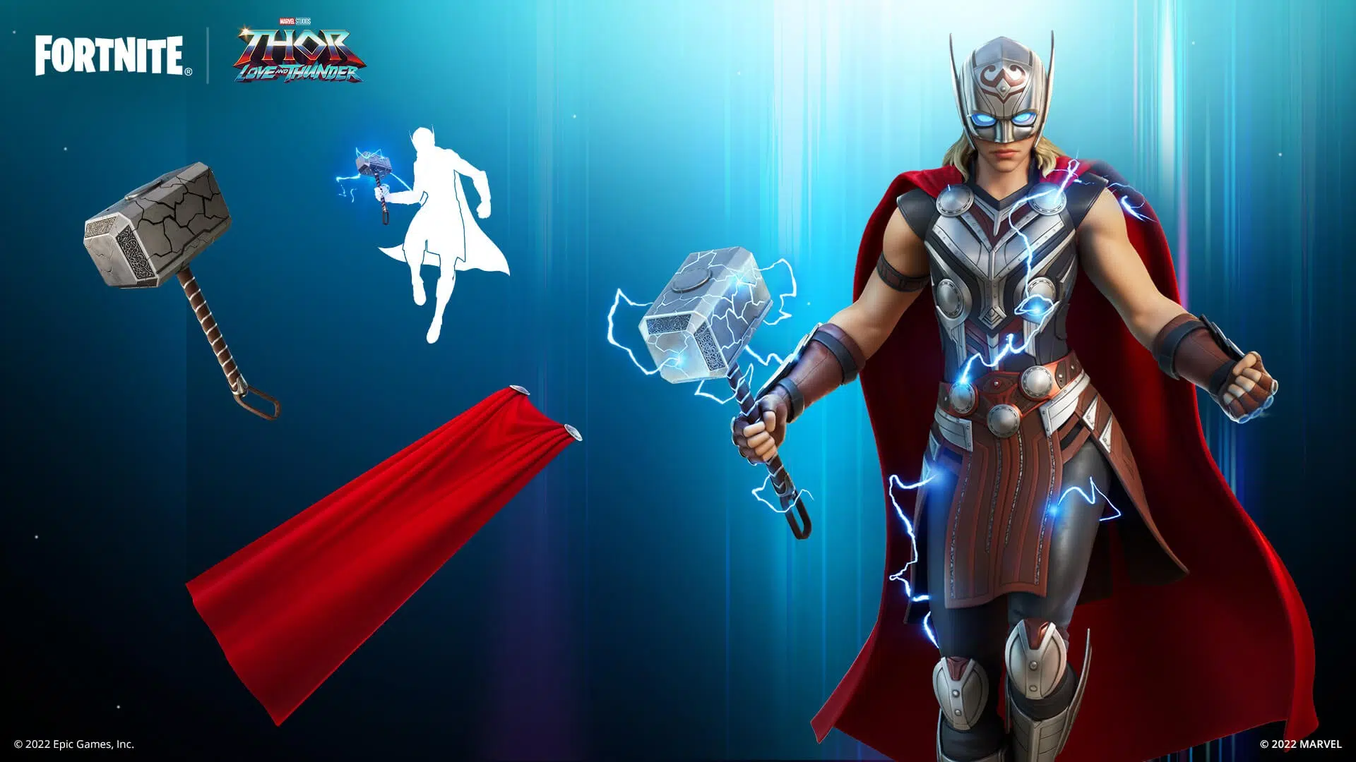 Poderosa Thor em Fortnite