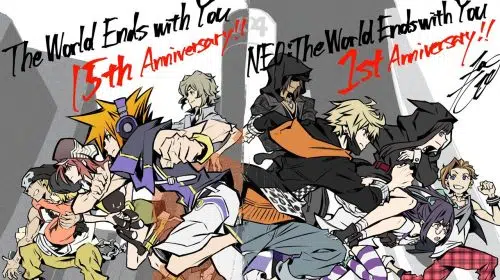 Square Enix celebra 15 anos de The World Ends With You com arte no Twitter