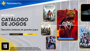 Sony revela jogos de julho para o PS Plus Extra e Deluxe