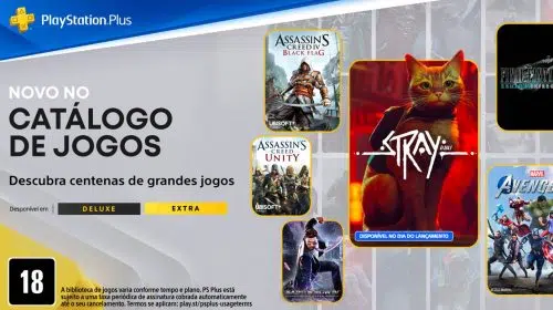 Sony revela jogos de julho para o PS Plus Extra e Deluxe