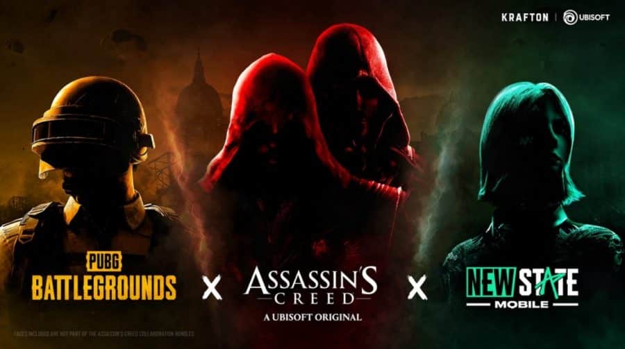 Krafton anuncia crossover entre PUBG e Assassin's Creed