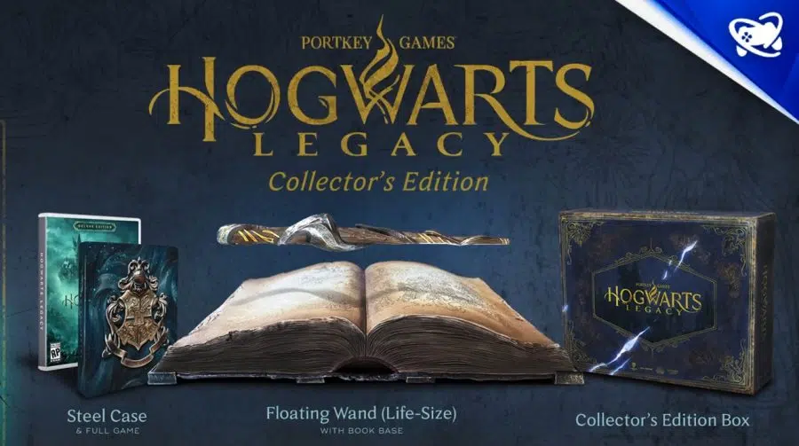 Mágico! Veja o unboxing da Edição de Colecionador de Hogwarts Legacy