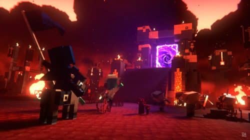 Combate de Minecraft Legends é destaque em novo trailer