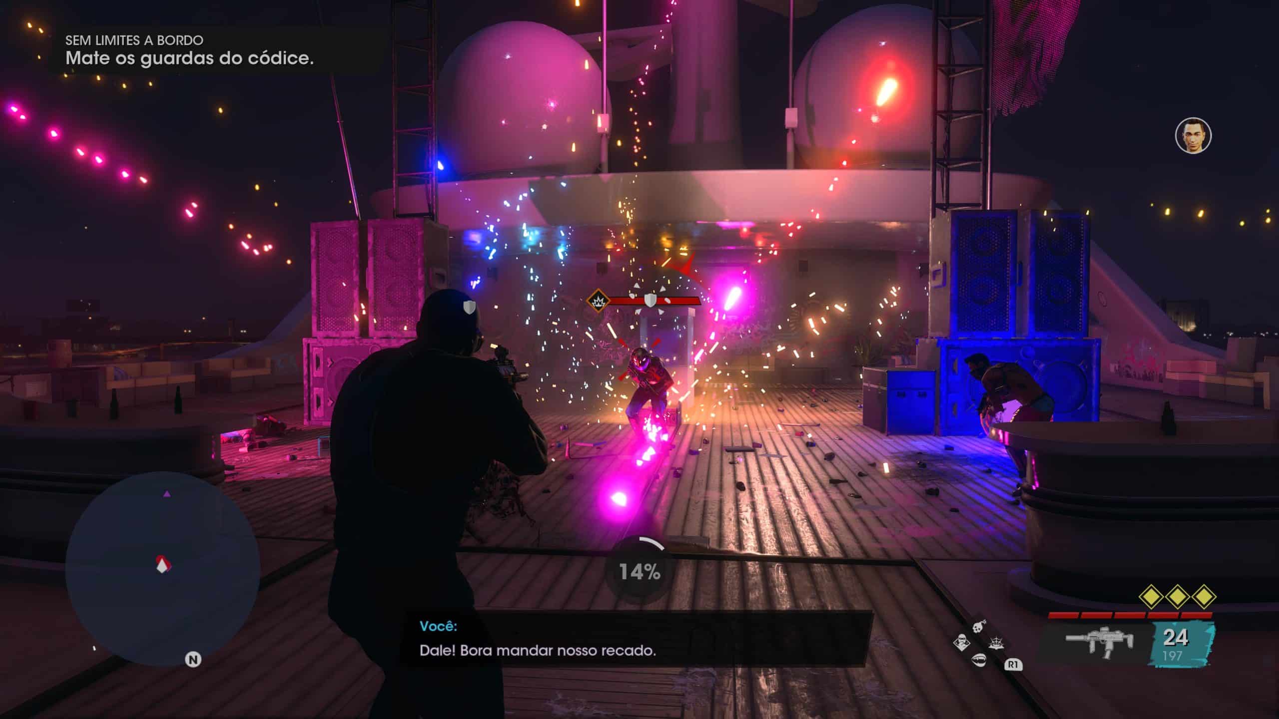 Combat is a lot of fun in Saints Row (Photo: Reproduction/Thiago Barros)