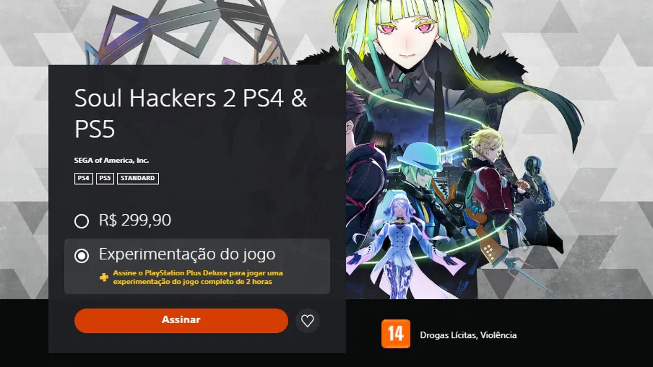 Soul Hackers 2 no PS Plus Deluxe 2