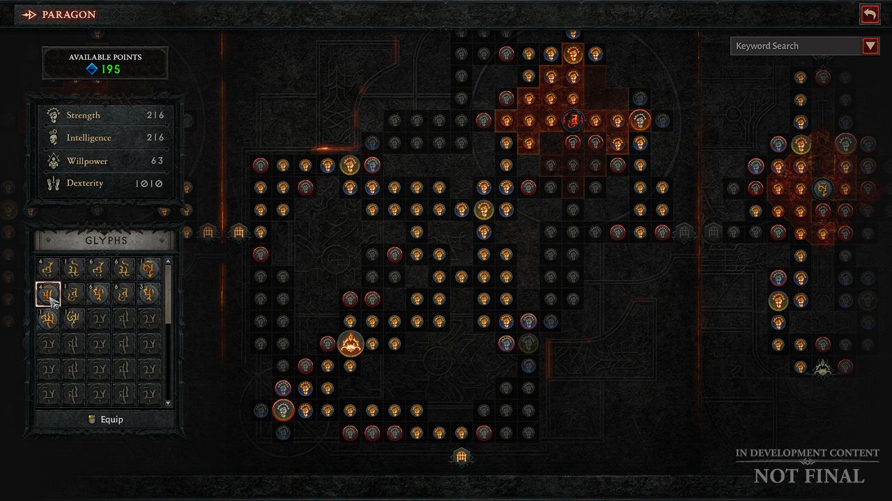 arvore de habilidades em diablo iv