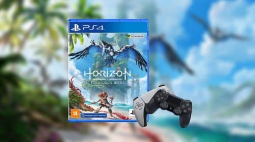 Cupom saindo! Horizon Forbidden West de PS4 está com desconto nas Americanas