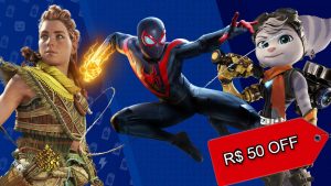 Olha o cupom! Amazon oferece jogos de PS4 e PS5 com desconto