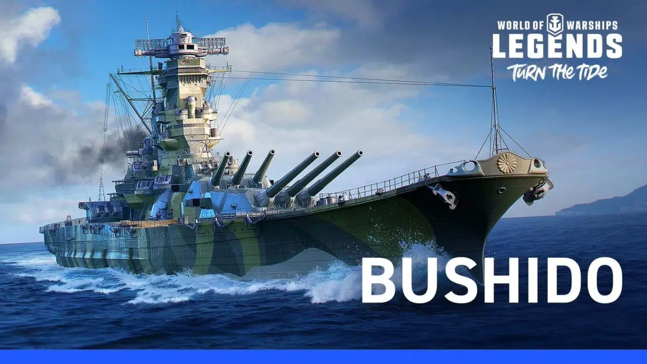 bushido em world of warships: legends