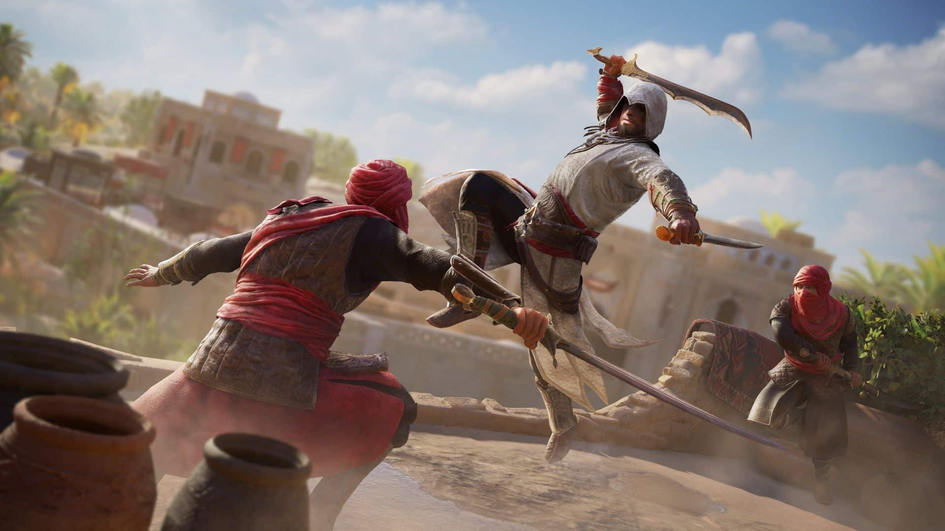 Assassin's Creed Mirage Basim lutando