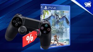Submarino oferece DualShock 4 + Horizon Forbidden West com cashback