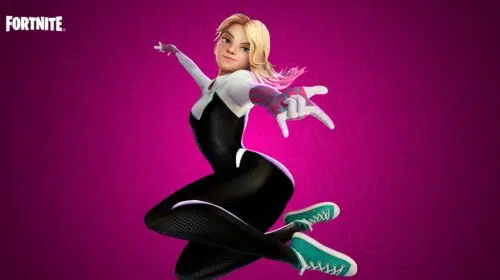 Spider-Gwen é destaque no novo Passe de Temporada de Fortnite