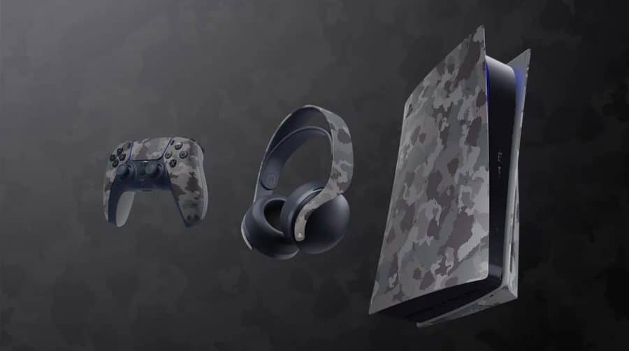 Estiloso! Sony anuncia coleção Gray Camouflage do PS5