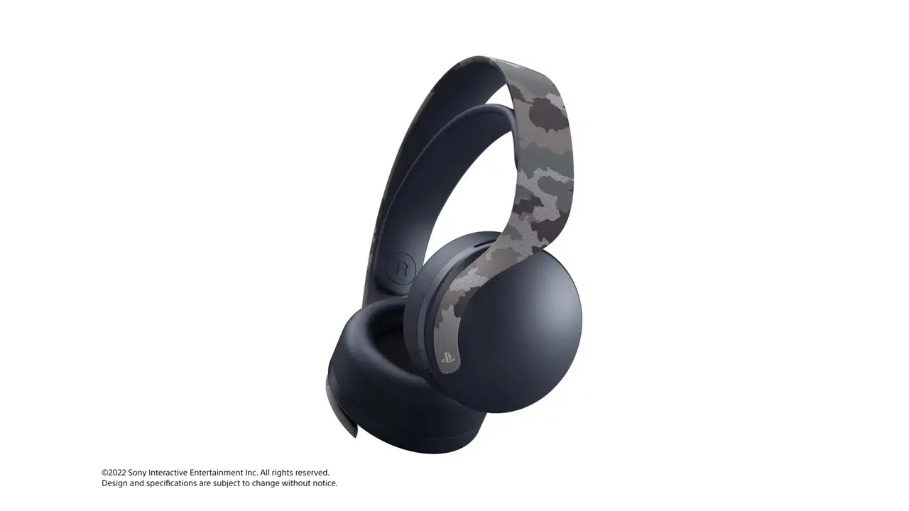 Gray Camouflage do PS5 Headset