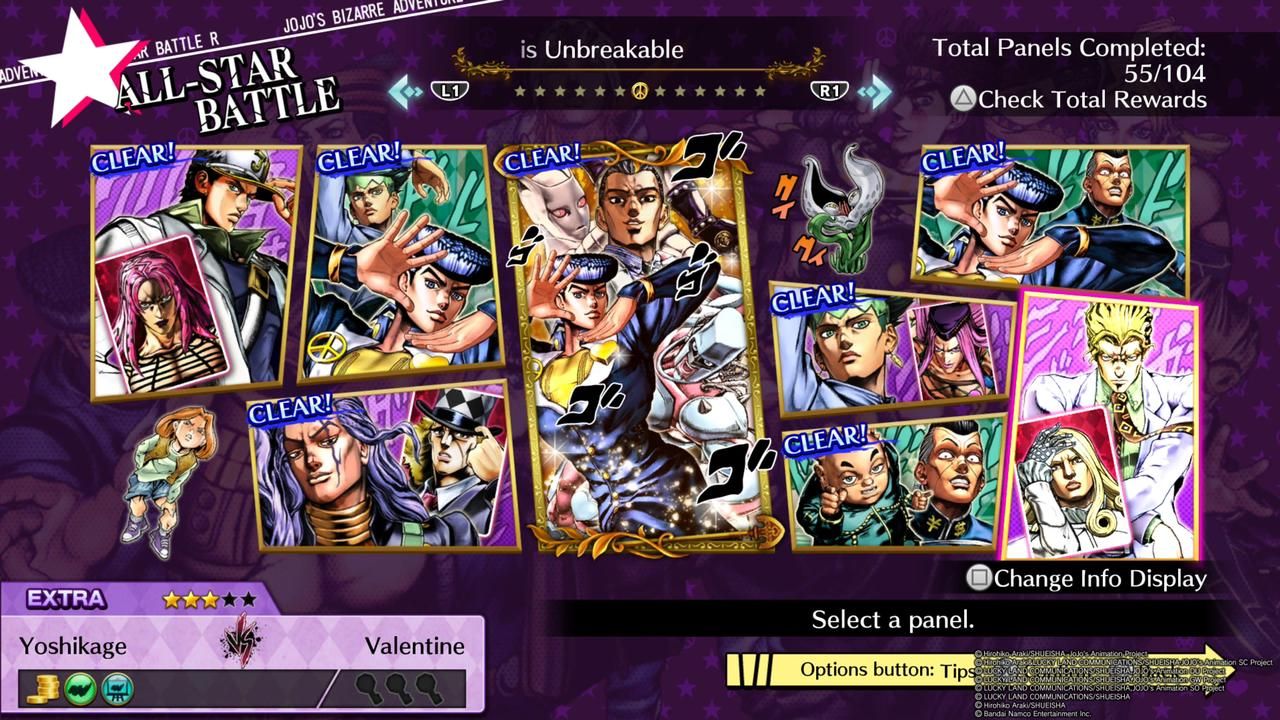 ORA ORA ORA! Jojo's Bizarre Adventure All-Star Battle R Bonuses and Versions