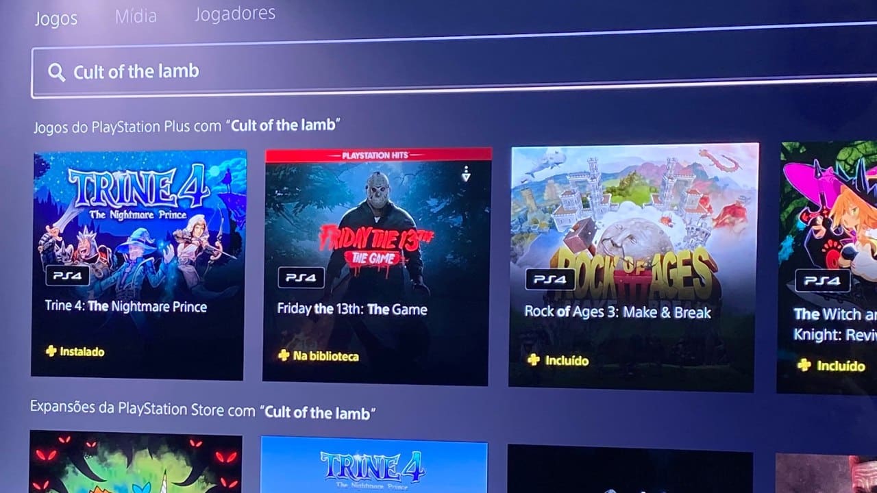 PS Store do PS5