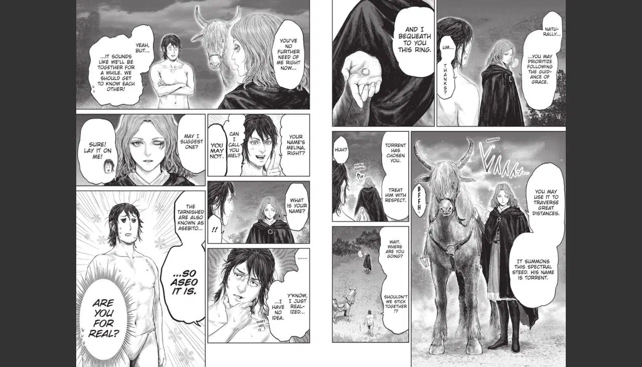 imagem do manga de elden ring