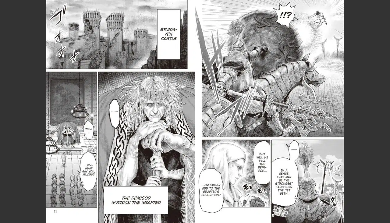 imagem do manga de elden ring