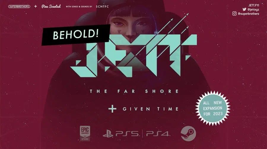 JETT: The Far Shore terá DLC gratuito no PS4 e PS5 em 2023