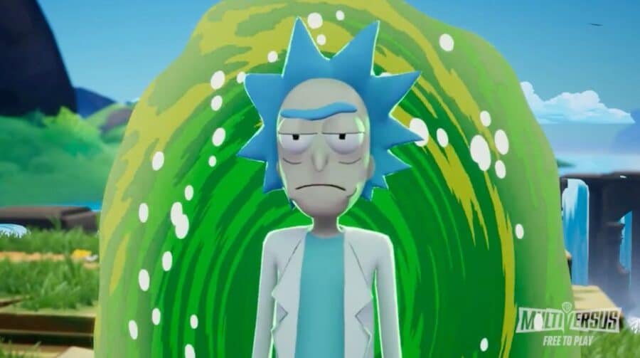 Meeseeks! Trailer de MultiVersus mostra Rick como personagem jogável