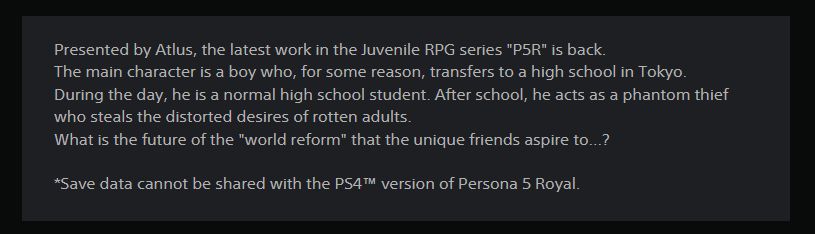 Usuários não poderão fazer Upgrade de Persona 5 Royal de PS4 para PS5  gratuitamente