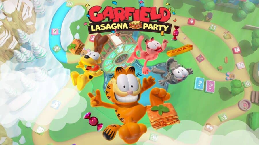 Garfield Lasagna Party, Game estilo Mario Party em Novembro
