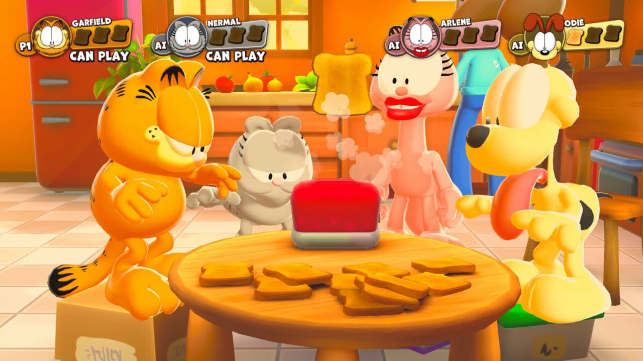 Garfield Lasagna Party: jogo estilo Mario Party do famoso gato laranja  chega em novembro