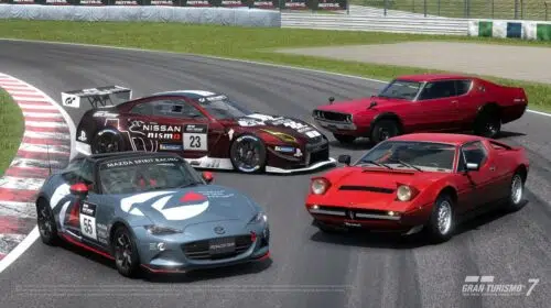 Update de Gran Turismo 7 adiciona quatro novos veículos ao game