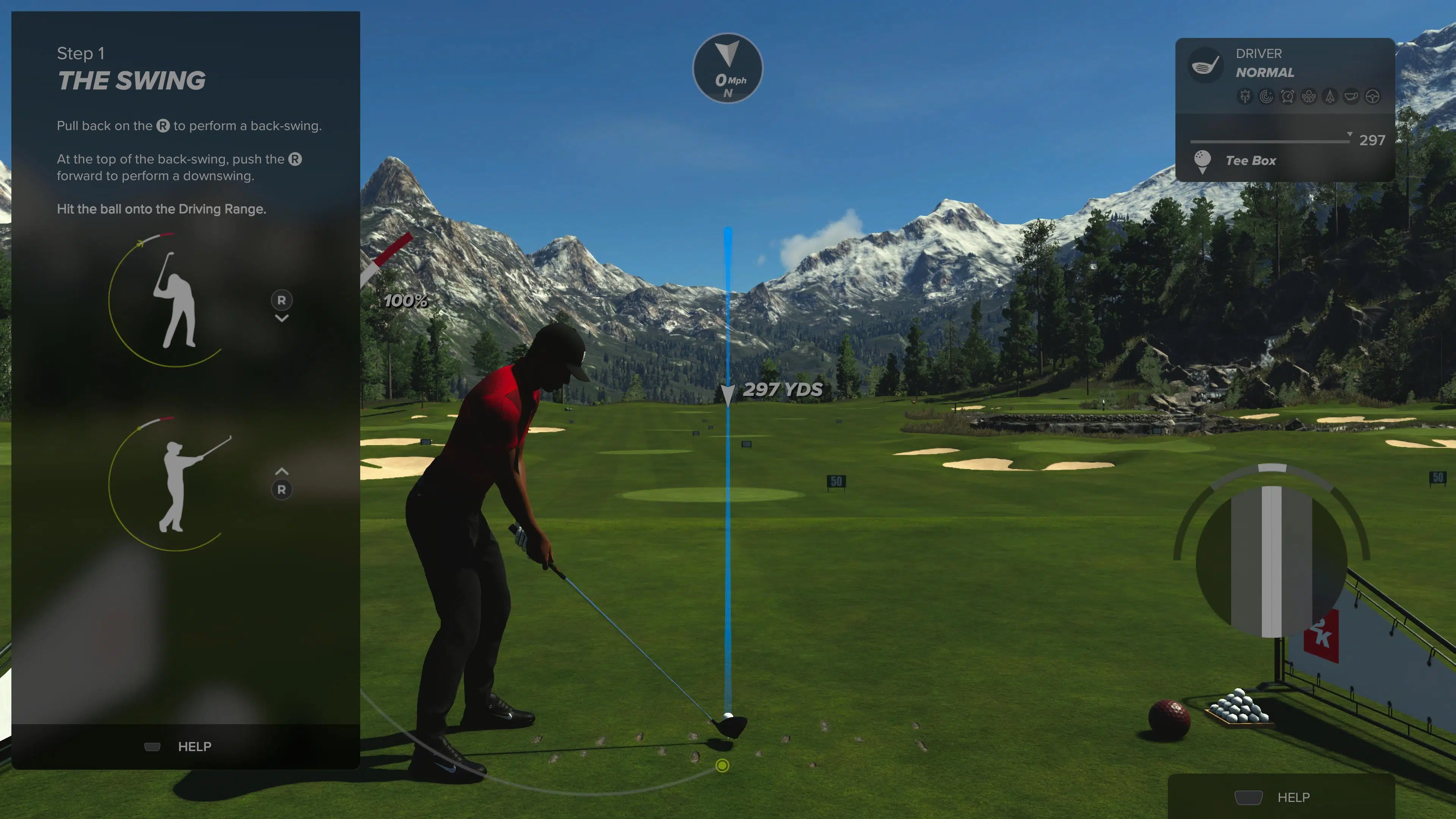 Tutorial ajuda muito em PGA Tour 2K23 (Foto: Reprodução/Thiago Barros)