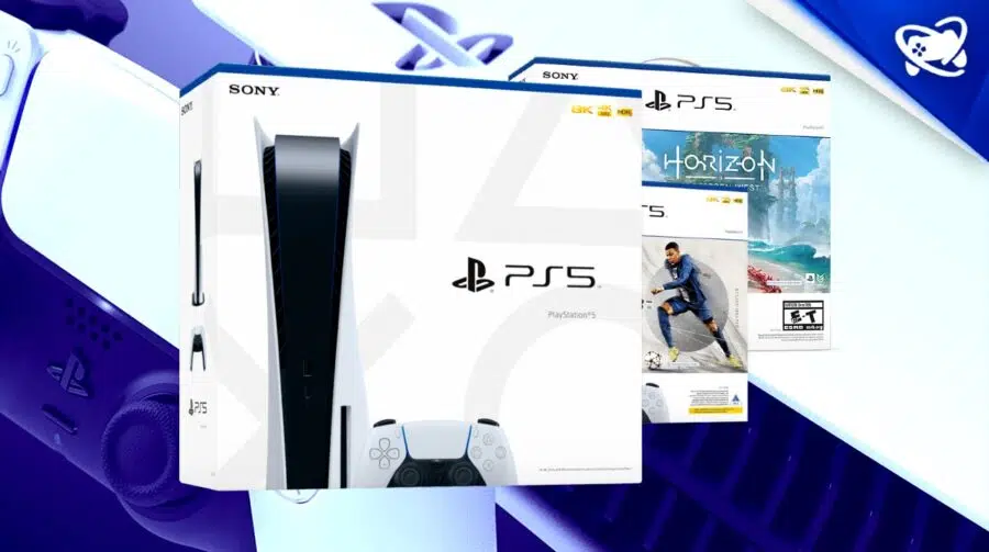 Amazon oferece bundles do PS5 com leitor por 10% de desconto; aproveite!