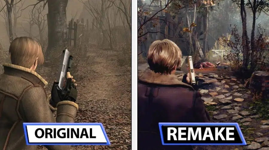 Compare: gameplay de Resident Evil 4 original vs. remake