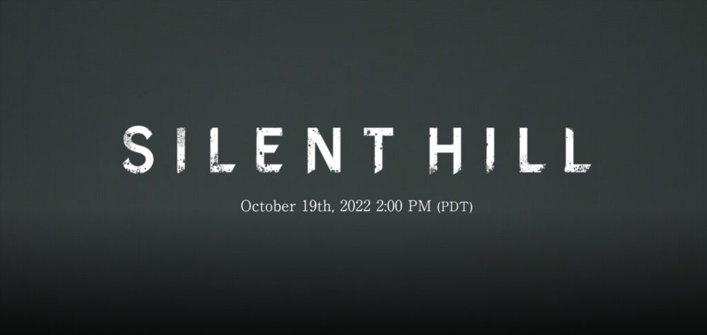 NOW YOU GO?  Konami announces the presentation of Silent Hill