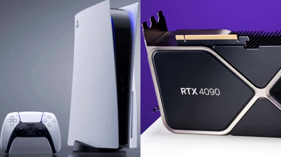 Duelo de titãs! PS5 enfrenta a placa de vídeo RTX 4090 em comparação