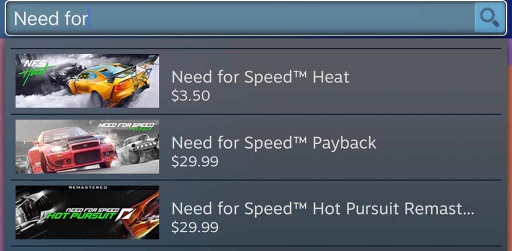 Novo Need for Speed será revelado nesta quinta-feira (6) 1 captura de tela na steam de need for speed
