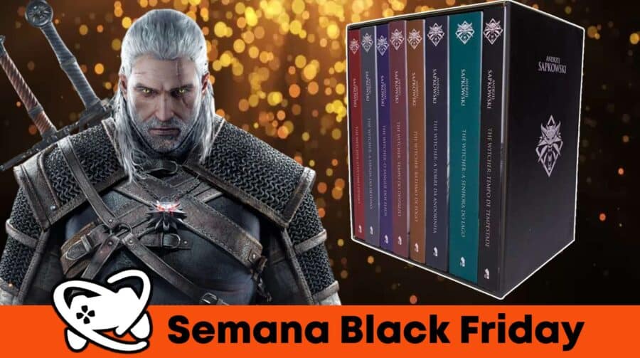 Black Friday: Box com 8 livros de The Witcher com desconto na Amazon