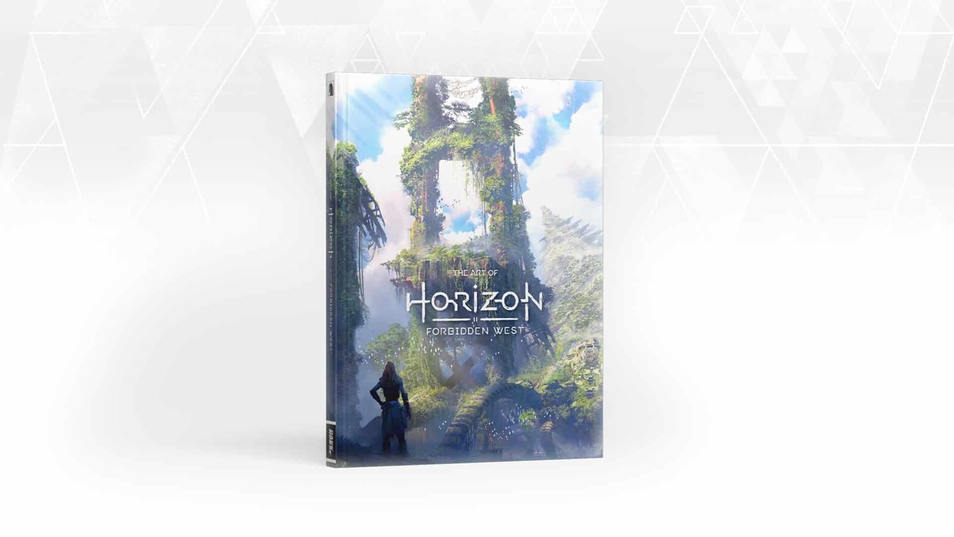 Belo livro de artes de Horizon Forbidden West é revelado; confira 2 Horizon Forbidden West livro edição padrão