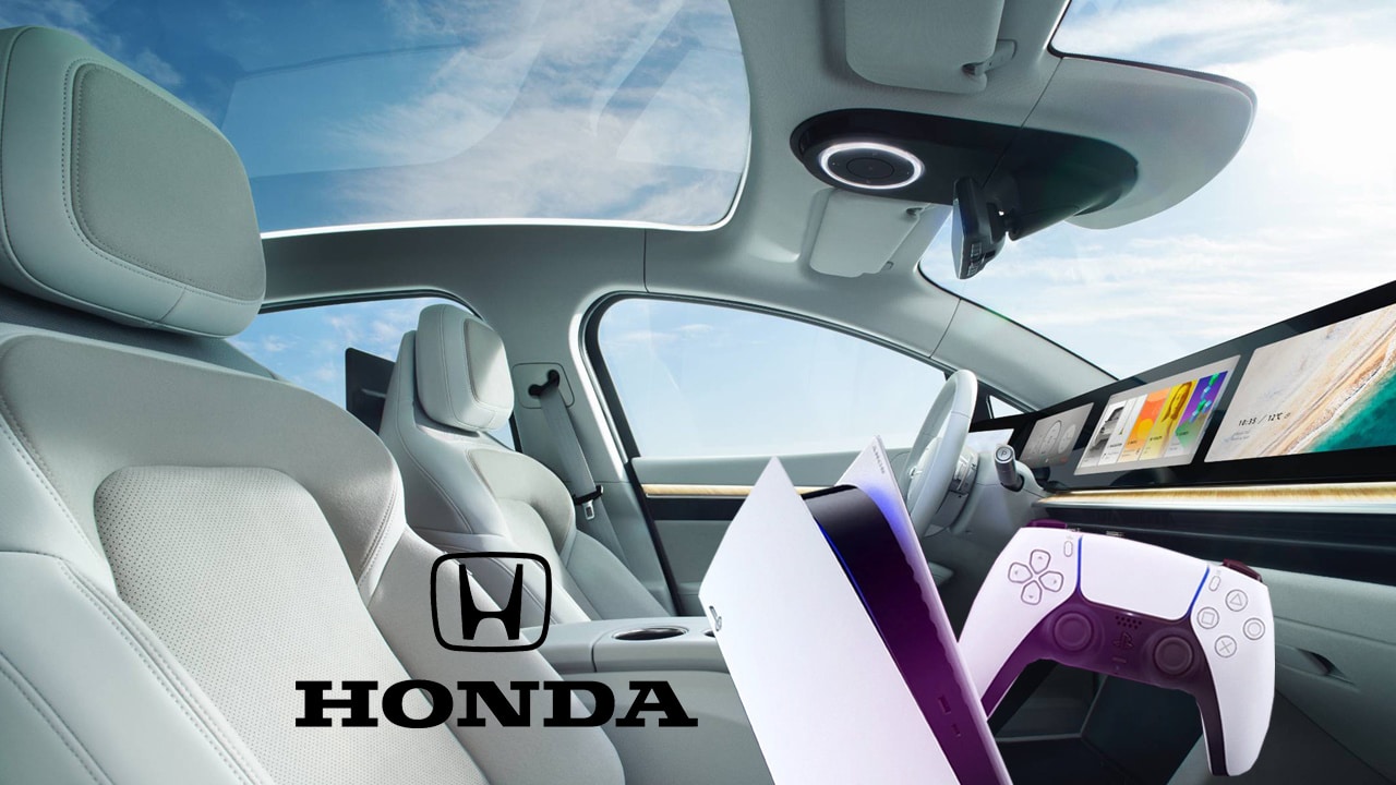 Um PS5 na tela do seu carro? Sony e Honda anunciam parceria