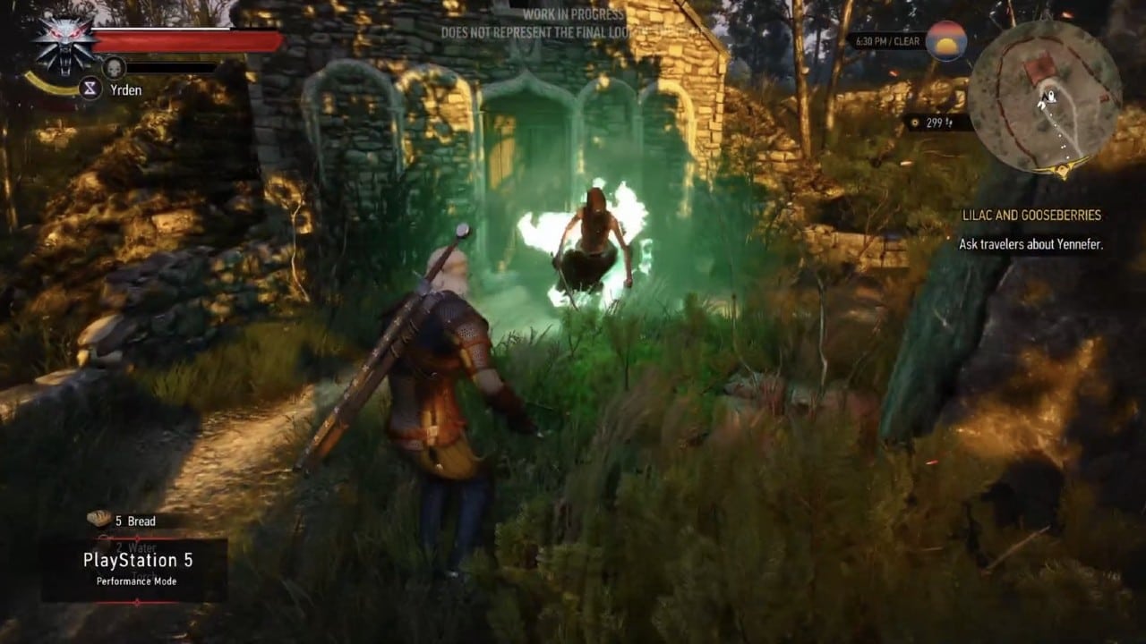 The Witcher 3 para PS5 print gameplay