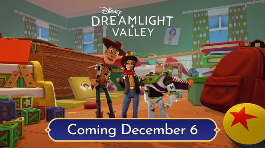 Woody e Buzz Lightyear, de Toy Story, chegam a Disney Dreamlight Valley em dezembro