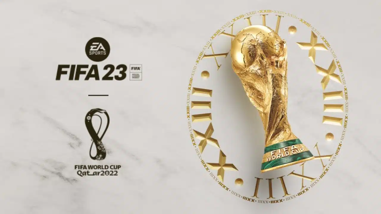 banner da copa do catar em fifa 23