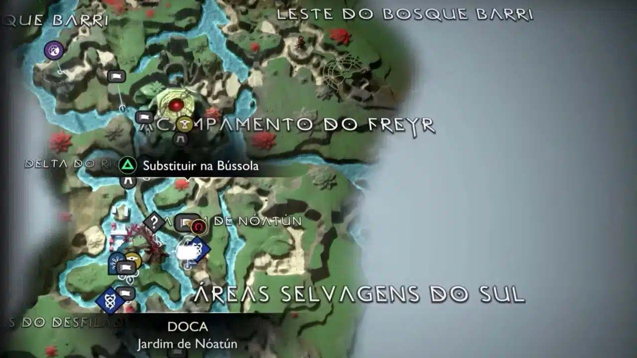 mapa de god of war ragnarok