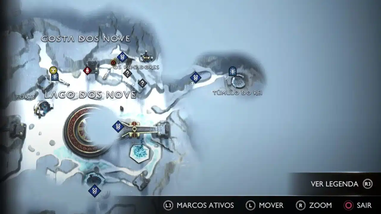 mapa de god of war ragnarok