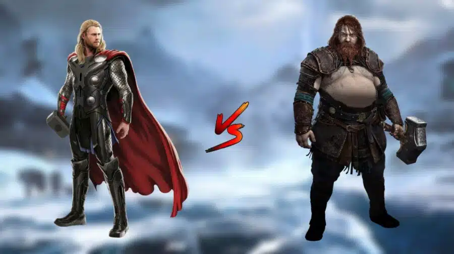Thor de God of War Ragnarok 