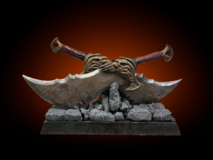 God of War Ragnarok: fã cria réplica insana das Lâminas do Caos