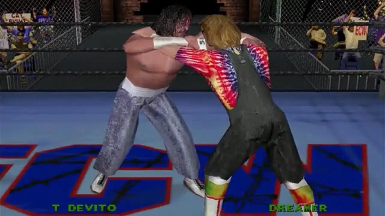 gameplay de ECW Hardcore Revolution