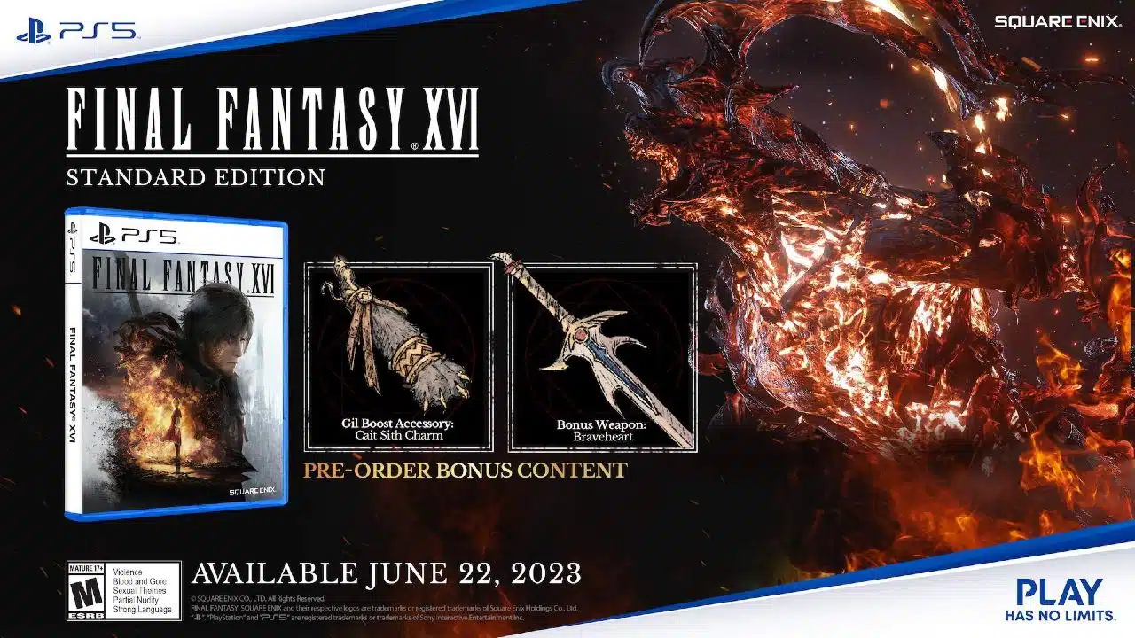 Final Fantasy XVI pre-venda