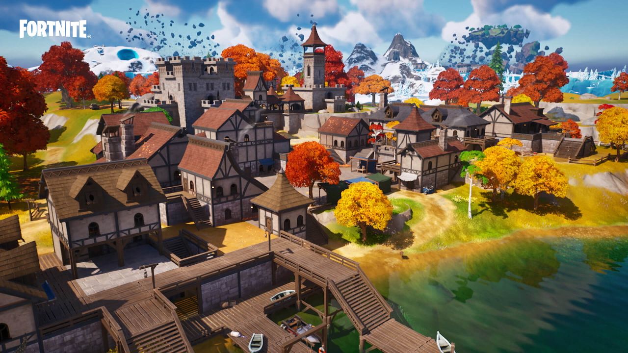 Praça da Bigorna em Fortnite