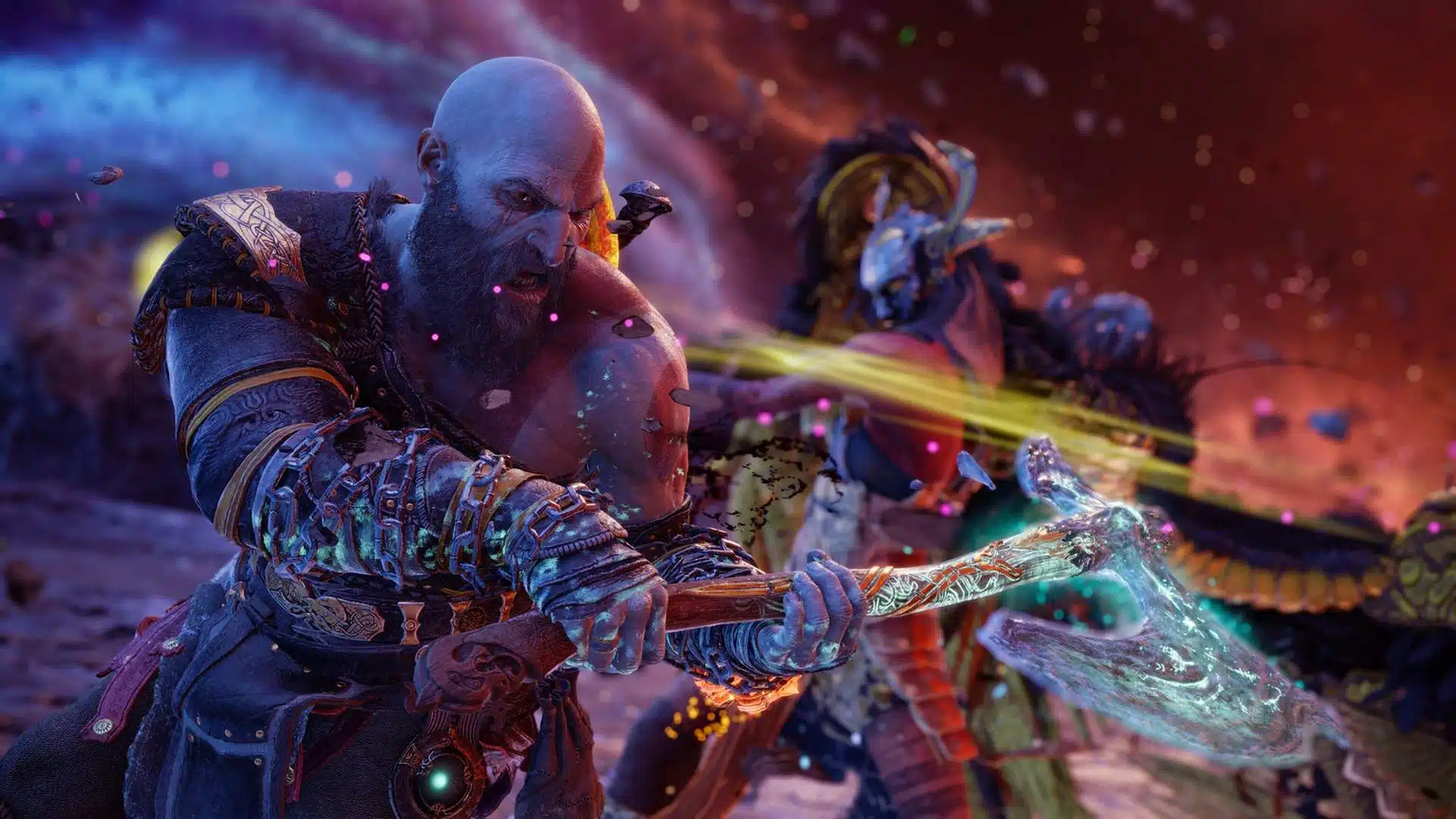 God of War Ragnarok Kratos vs Valquirias